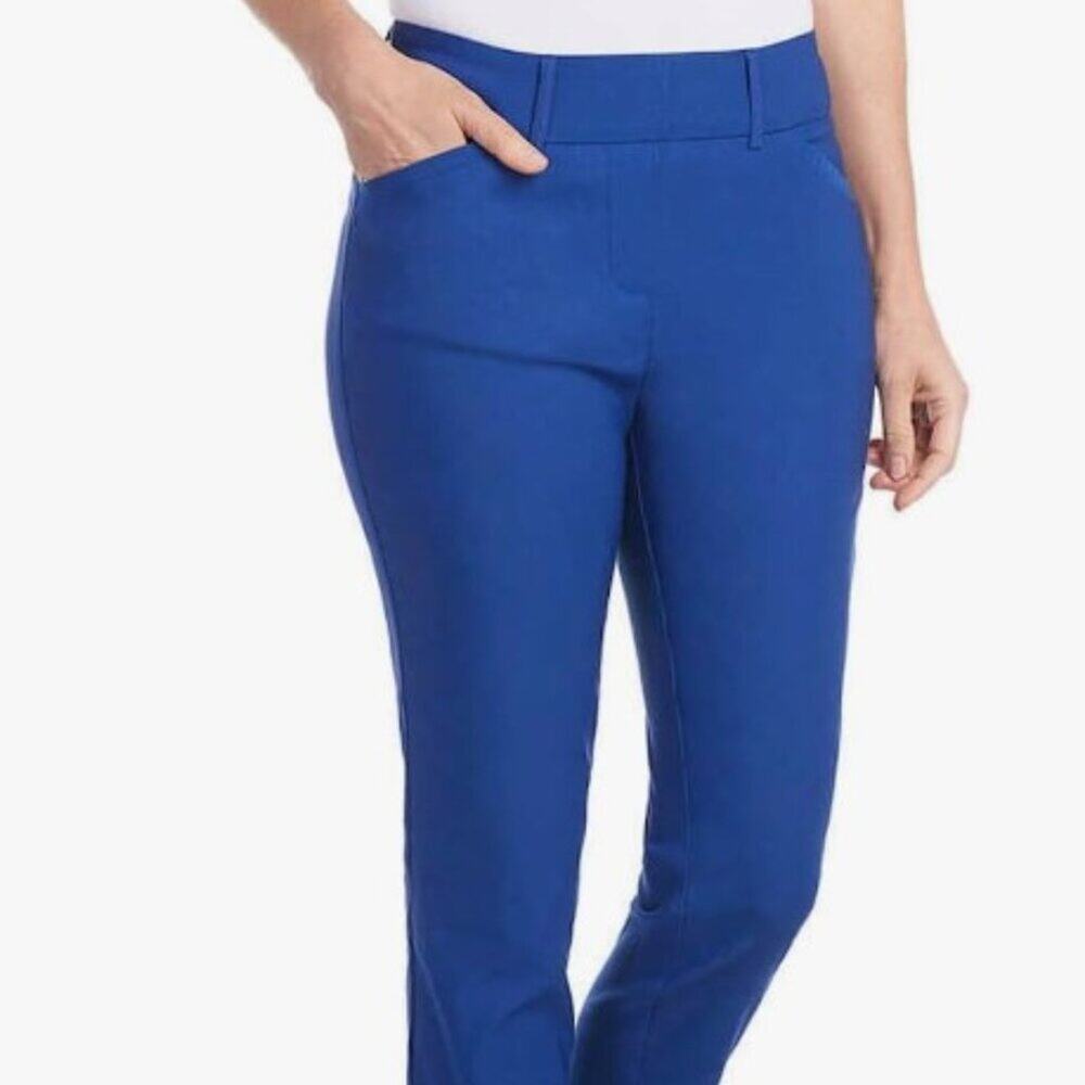 *Hilary Radley Women Mid-Rise Stretch Pull-On Ankle Pant - SMALL